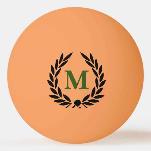 Monogram Lorberkranz SW 卓球ボール (正面)