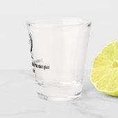 Monogram Loveは甘い、ゲストのための結婚式の引き出物 ショットグラス (右)