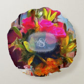 Monogram Love's Flowers PM001 ラウンドクッション (裏面)