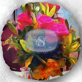 Monogram Love's Flowers PM001 ラウンドクッション