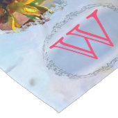 Monogram Love's Flowers PM001 ロングテーブルランナー (コーナー)