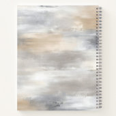 Monogram Luxe Aesthetic Metallic ノートブック (裏面)