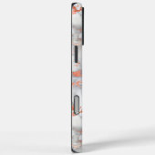 Monogram Marble Rose Gold  Case-Mate iPhone Case Case-Mate iPhoneケース (裏面 / 右)