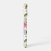 Monogram Mediterranean Style Lemon Pattern iPhone 16ケース (右側面)