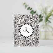 Monogram Minimalist Grey Black Beige Texture. (スタンド正面)