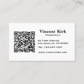 Monogram Minimalist Grey Black Beige Texture. 名刺 (裏面)