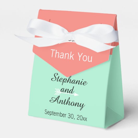 Monogram MintとCoral Color Blockありがとうありがとう フェイバーボックス (正面サイド)