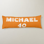 Monogram modern baseball player illustrations ボディピロー (裏面)