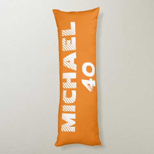 Monogram modern baseball player illustrations ボディピロー (裏面 (縦))