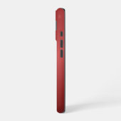 Monogram Modern Red Holiday iPhone 16ケース (左側面)