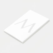 Monogram Modern Simple Minimalist Plain ポストイット (アングル)