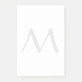 Monogram Modern Simple Minimalist Plain ポストイット (正面)