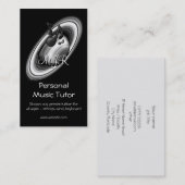 Monogram, Music Tutor, Gas Giant Saturnのリングや輪 名刺 (正面/裏面)