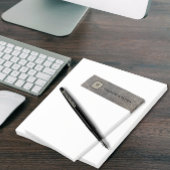 Monogram Name Genuine Cowhide Leather Look ポストイット