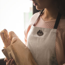 Monogram Nature Stamp | Custom Name エプロン