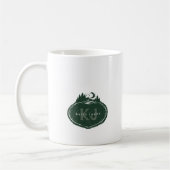 Monogram Nature Stamp | Custom Name コーヒーマグカップ (左)