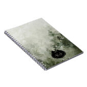 Monogram Nature Stamp | Custom Name ノートブック (右側)