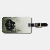 Monogram Nature Stamp | Custom Name ラゲッジタグ (正面横)