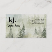 Monogram Nature Stamp | Custom Name 名刺 (裏面)