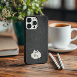 Monogram Nature Stamp | Custom Name iPhone 16 Proケース