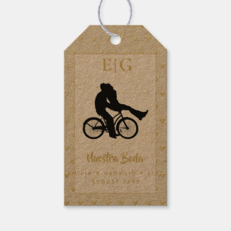 Monogram Nuestra Bodaのスペインのギフト結婚の好意 ギフトタグ