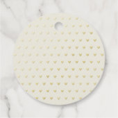 Monogram Nuestra Bodaのスペインのギフト結婚の好意 フェイバータグ (裏面)