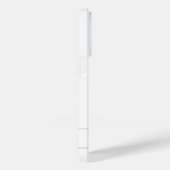 Monogram O銀文字の名前ピンク蘭ホワイト Case-Mate iPhoneケース (裏面 / 右)