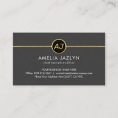 Monogram One Gold Line CEO 名刺 (正面)