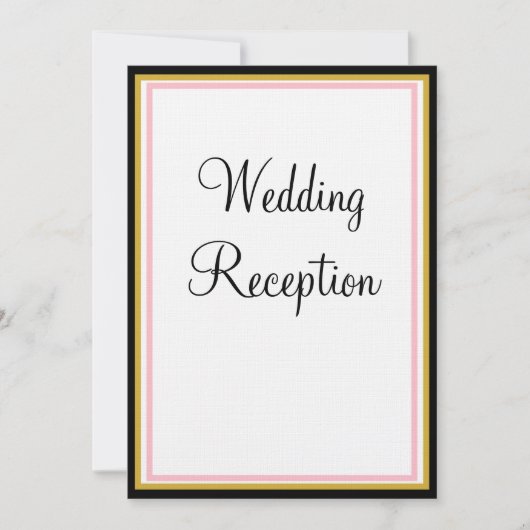 Monogram Pastel Pink Roses Mr. and Mrs. 招待状 (正面)