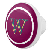 Monogram Personalized Drawer Handles Pulls Knobs  セラミックノブ (右)