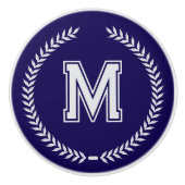 Monogram Personalized Drawer Handles Pulls Knobs  セラミックノブ (正面)