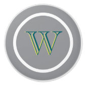 Monogram Personalized Drawer Handles Pulls Knobs  セラミックノブ (正面)