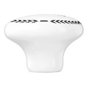 Monogram Personalized Drawer Handles Pulls Knobs  セラミックノブ (側面)