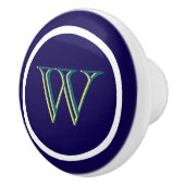 Monogram Personalized Drawer Handles Pulls Knobs セラミックノブ (右)