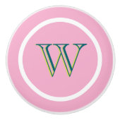 Monogram Personalized Drawer Handles Pulls Knobs  セラミックノブ (正面)