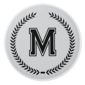 Monogram Personalized Drawer Handles Pulls Knobs セラミックノブ (正面)