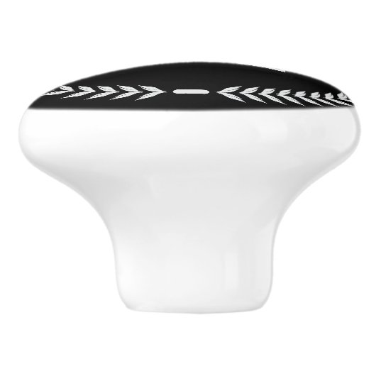 Monogram Personalized Drawer Handles Pulls Knobs セラミックノブ (側面)