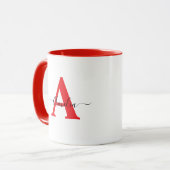 Monogram Personalized Mug  マグカップ (正面左)