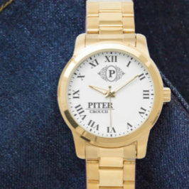 Monogram Personalized Name Initial simple 腕時計