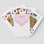 Monogram Personalized Playing Cards トランプ (裏面)