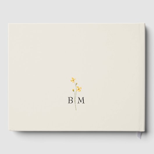 Monogram Photo Wedding ゲストブック (裏面)