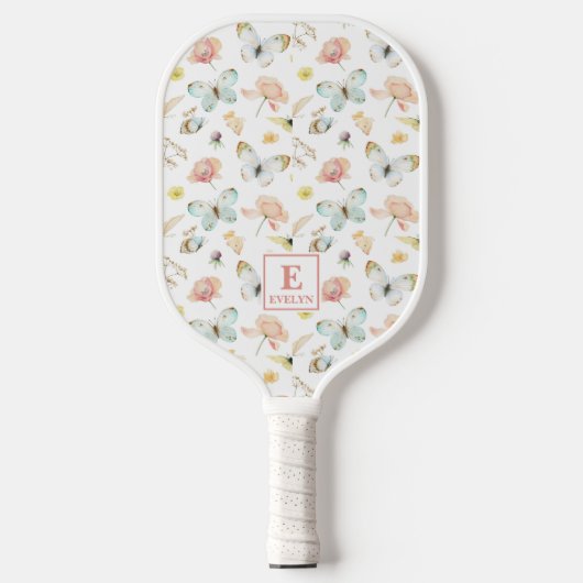 Monogram Pickleball Paddle Butterflies ピックルボールラケット (正面)