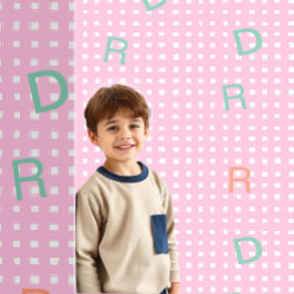 Monogram pink 壁紙