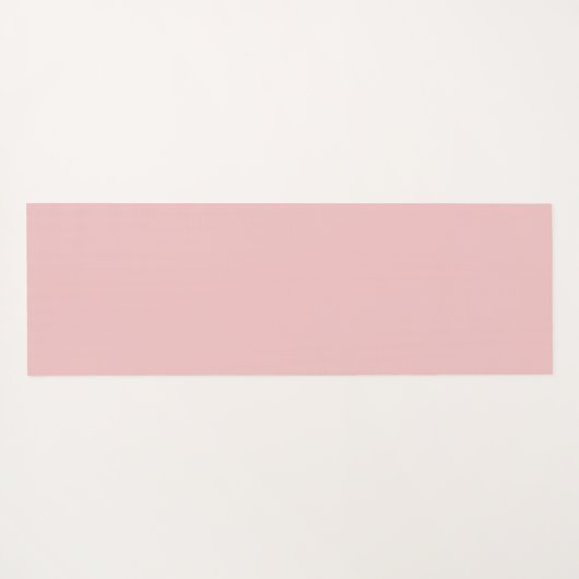 Monogram Pink Heart Pattern  ヨガマット (裏面(横))