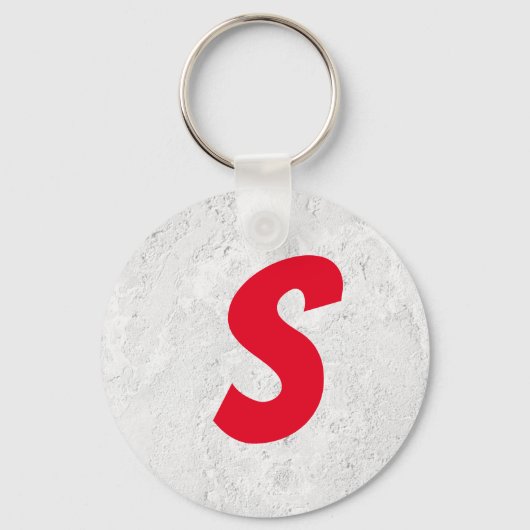 Monogram professional plain add name initial キーホルダー (正面)