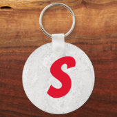 Monogram professional plain add name initial キーホルダー (正面)