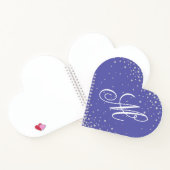 Monogram Purple Diamonds Personalized ノートブック (内部)