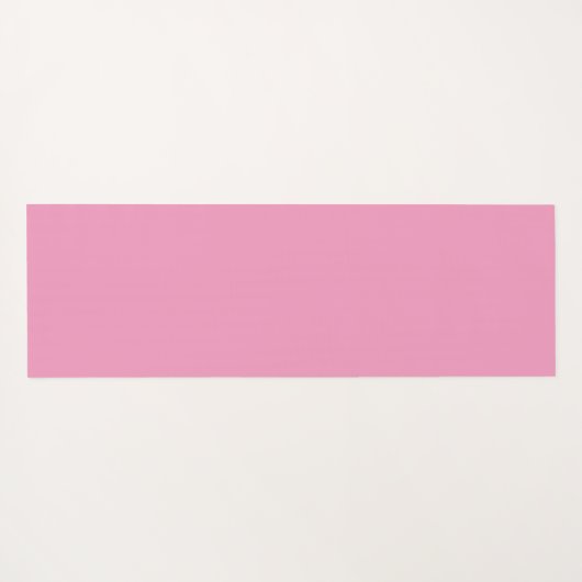 Monogram purple green floral pattern ヨガマット (裏面(横))