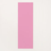 Monogram purple green floral pattern ヨガマット (裏面)