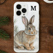 Monogram Rabbit and Pine Case-Mate iPhoneケース